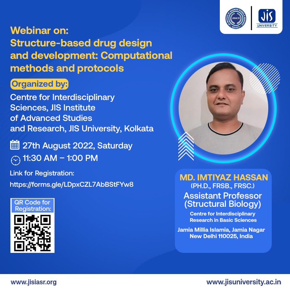 Webinar on Structure-based drug design and development: Computational methods and protocols